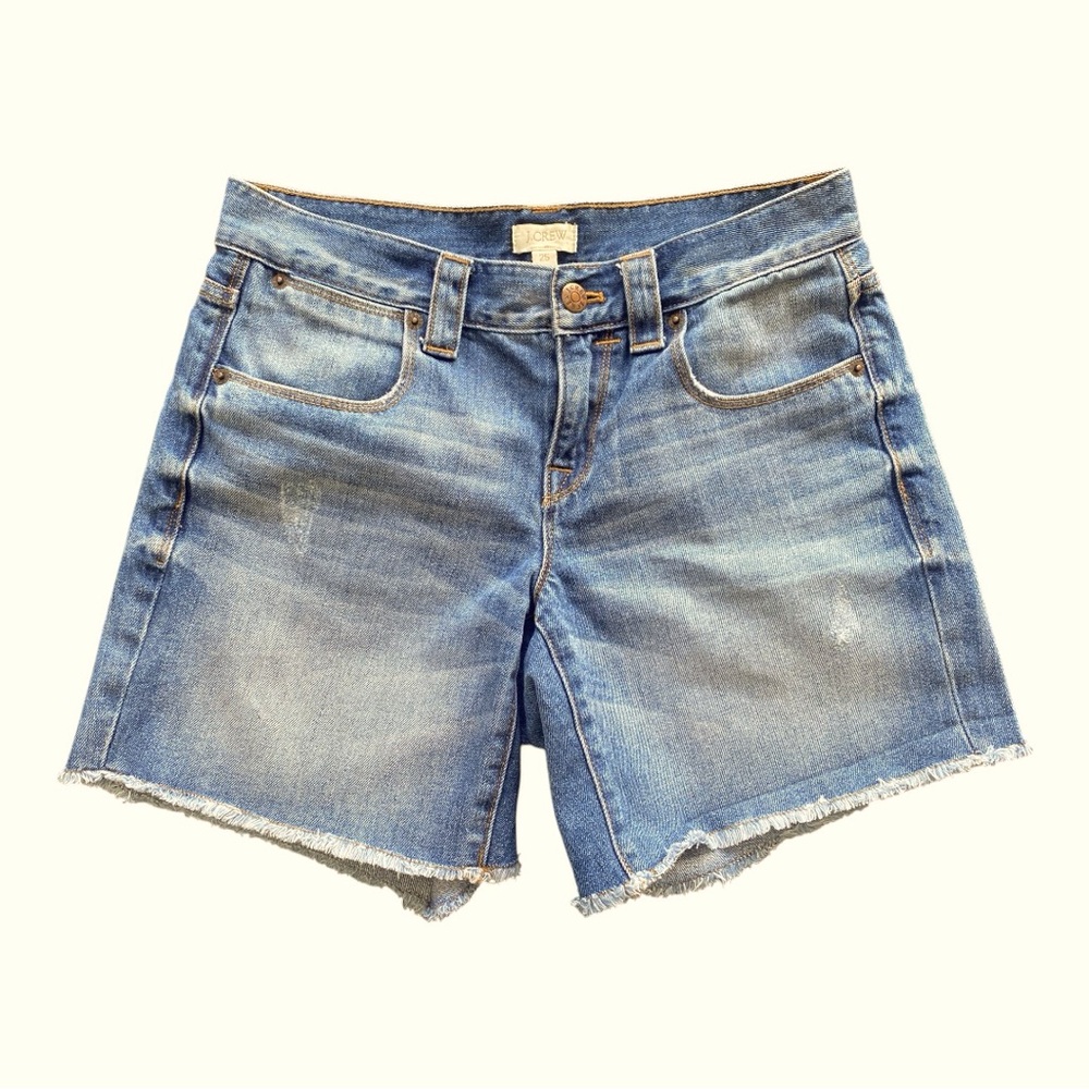J. Crew 100% Cotton Blue Light Wash Women’s Shorts Size‎ 25
